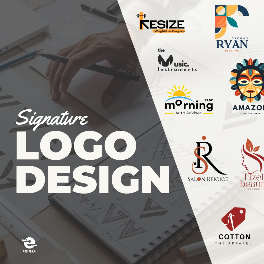 brand logo design by entisea designs